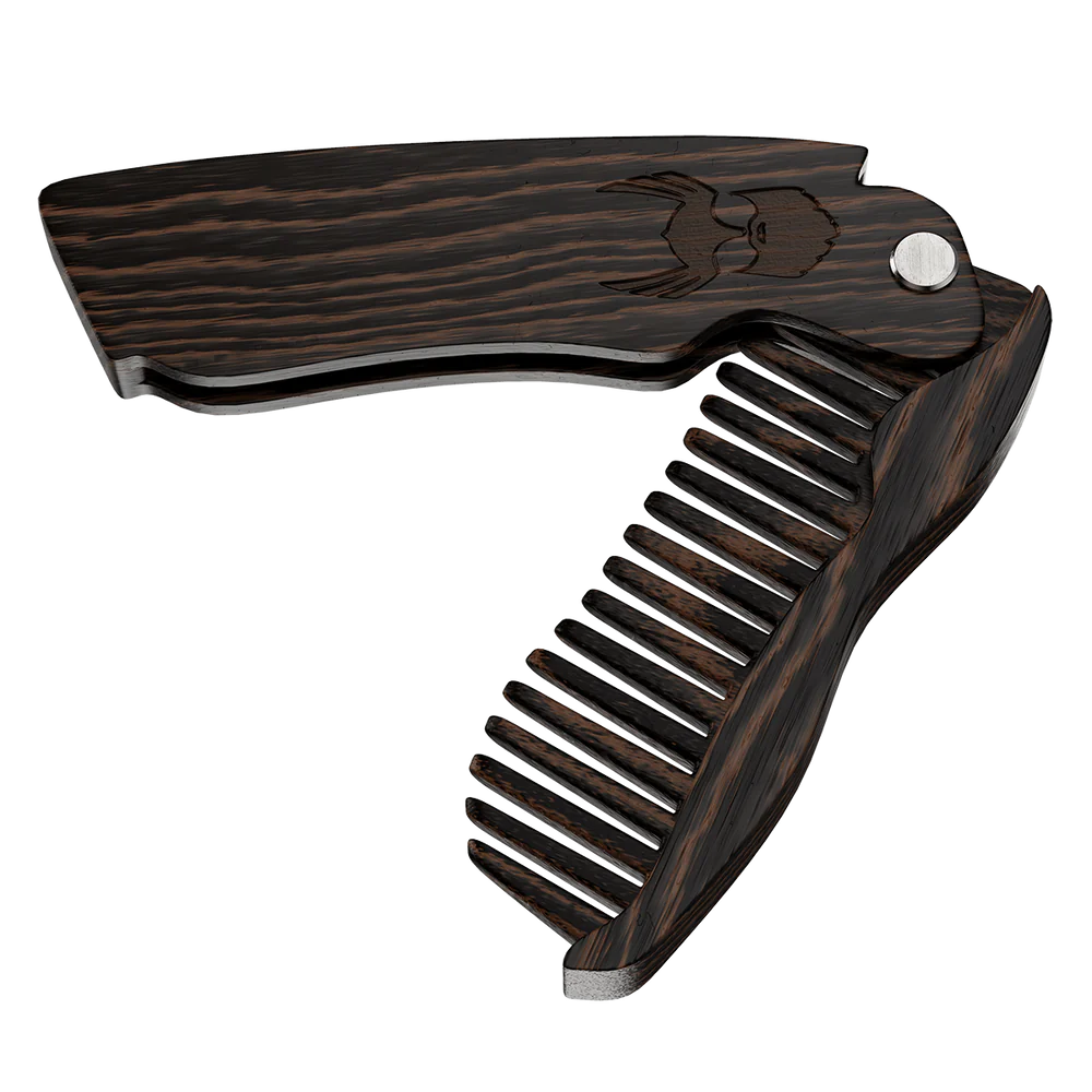 VIKING BEARD COMB WITH CASE - THE BEARD STRUGGLE