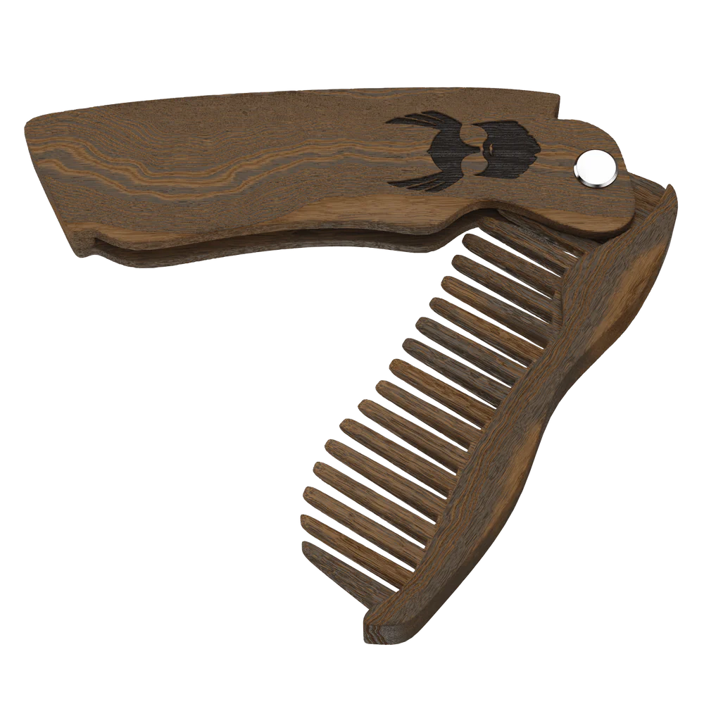 VIKING BEARD COMB WITH CASE - THE BEARD STRUGGLE