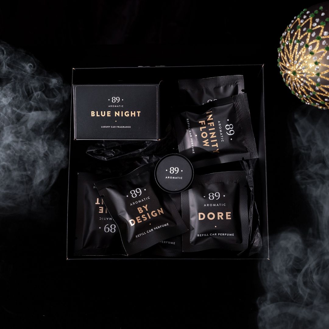 CAR AIR FRESHENER INTO THE GRILLE - AROMATIC89 SET