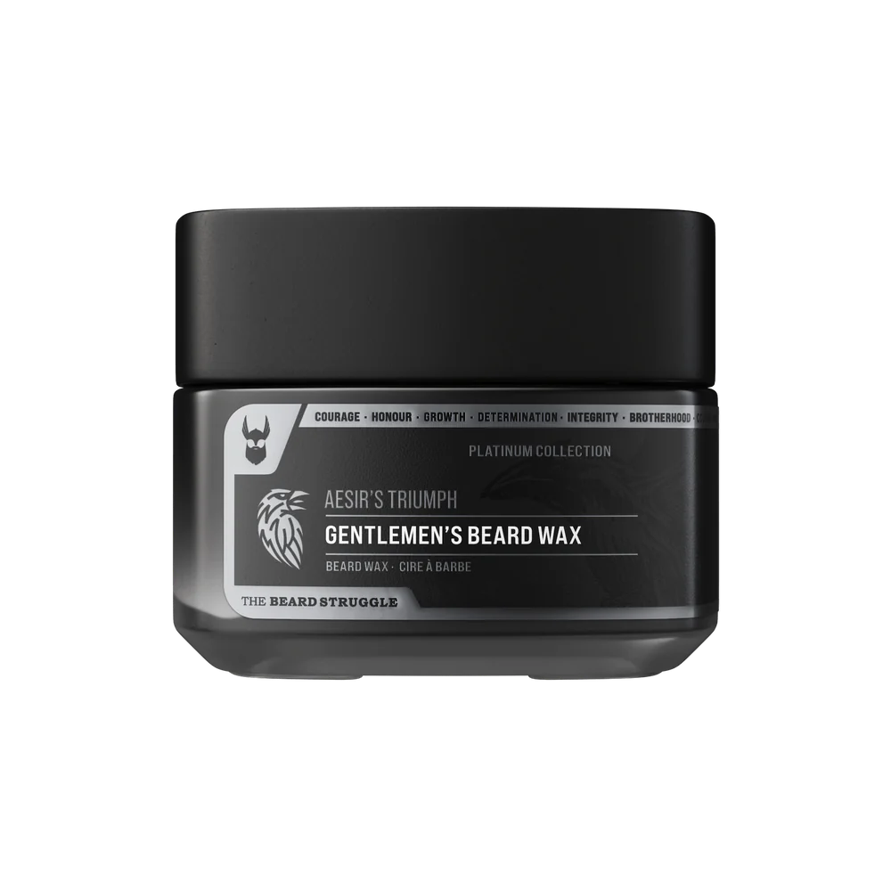 GENTLEMEN'S BEARDS AND MUSTACHE WAX - PLATINUM COLLECTION