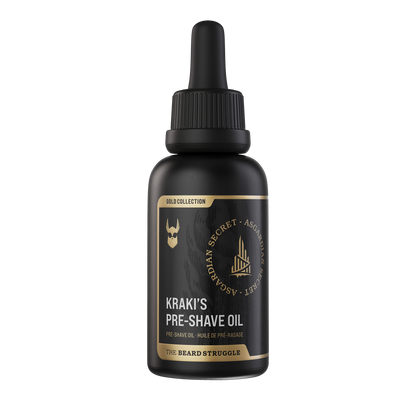 KRAKI'S PRE-SHAVE OIL - GOLD COLLECTION 